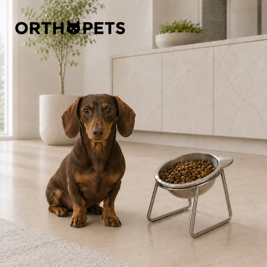 ORTHOPETS - Gamelle orthopédique surélevée pour chien