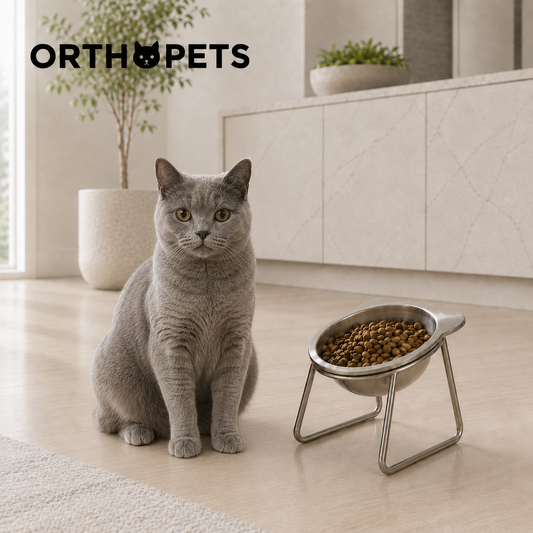 ORTHOPETS - Gamelle orthopédique surélevée pour chat